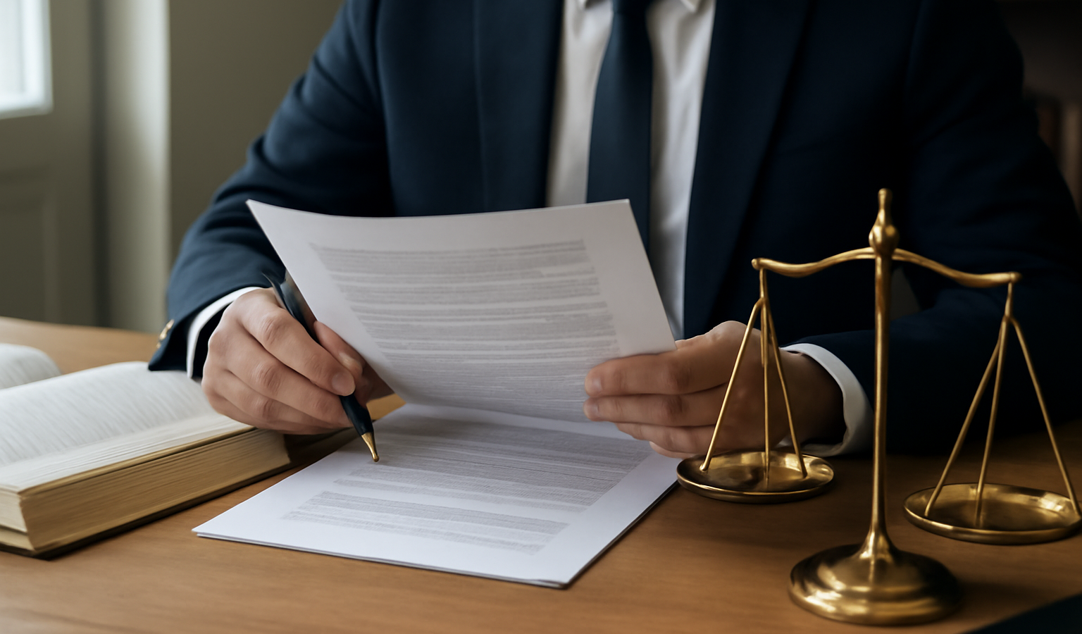personne consultant documents juridiques à bureau