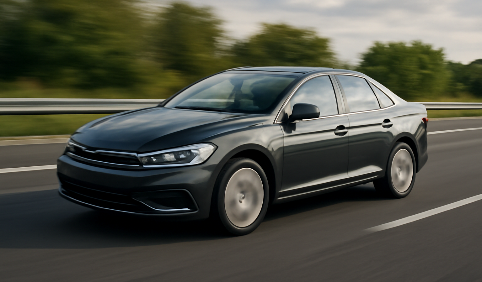 voiture sur autoroute en mouvement