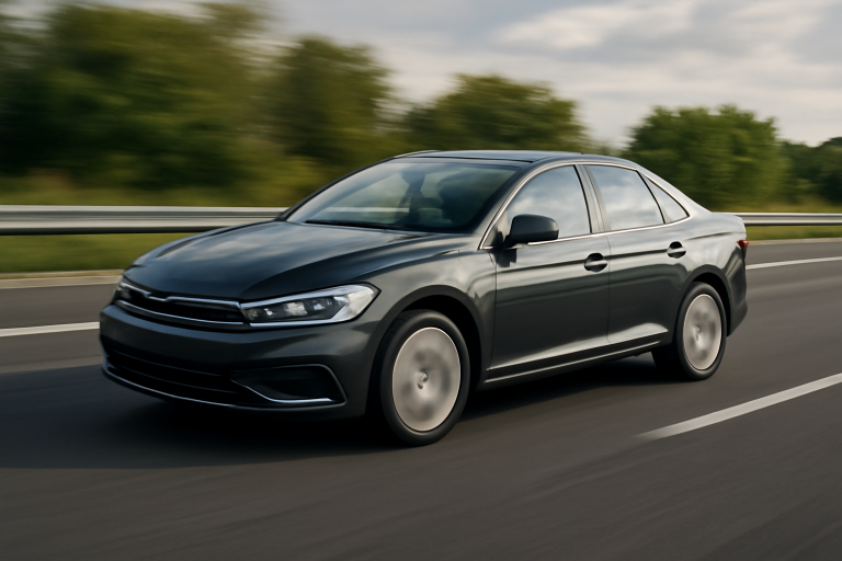 voiture sur autoroute en mouvement