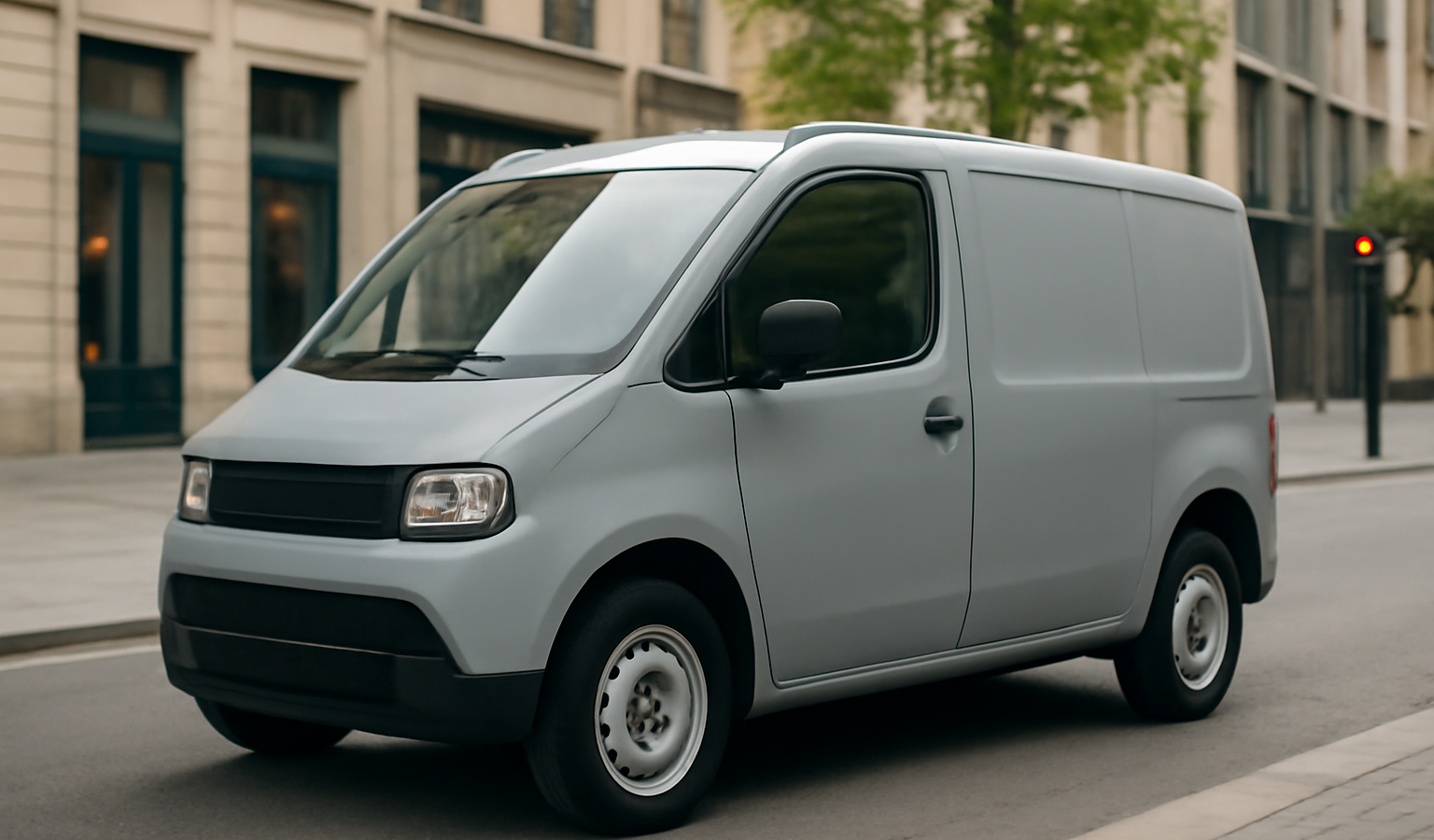 petit utilitaire électrique en centre-ville