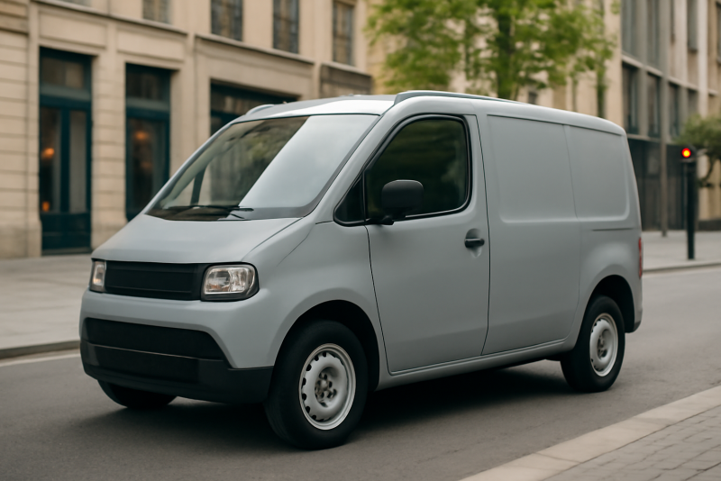 petit utilitaire électrique en centre-ville