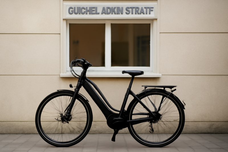velo electrique pres dun guichet administratif
