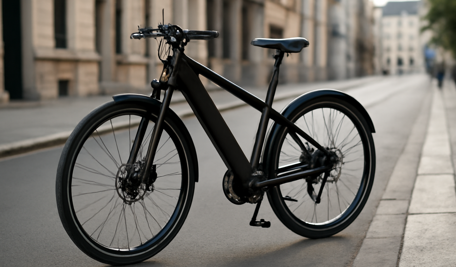 velo electrique au design moderne dans une rue