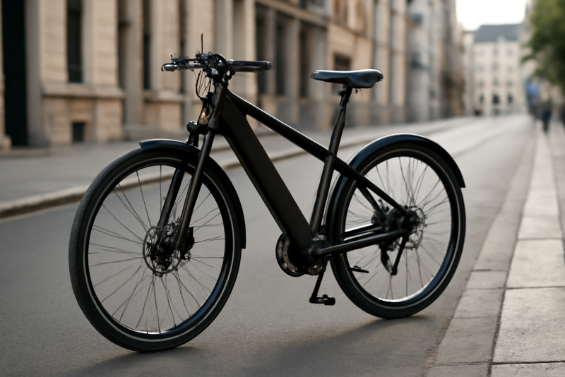 velo electrique au design moderne dans une rue