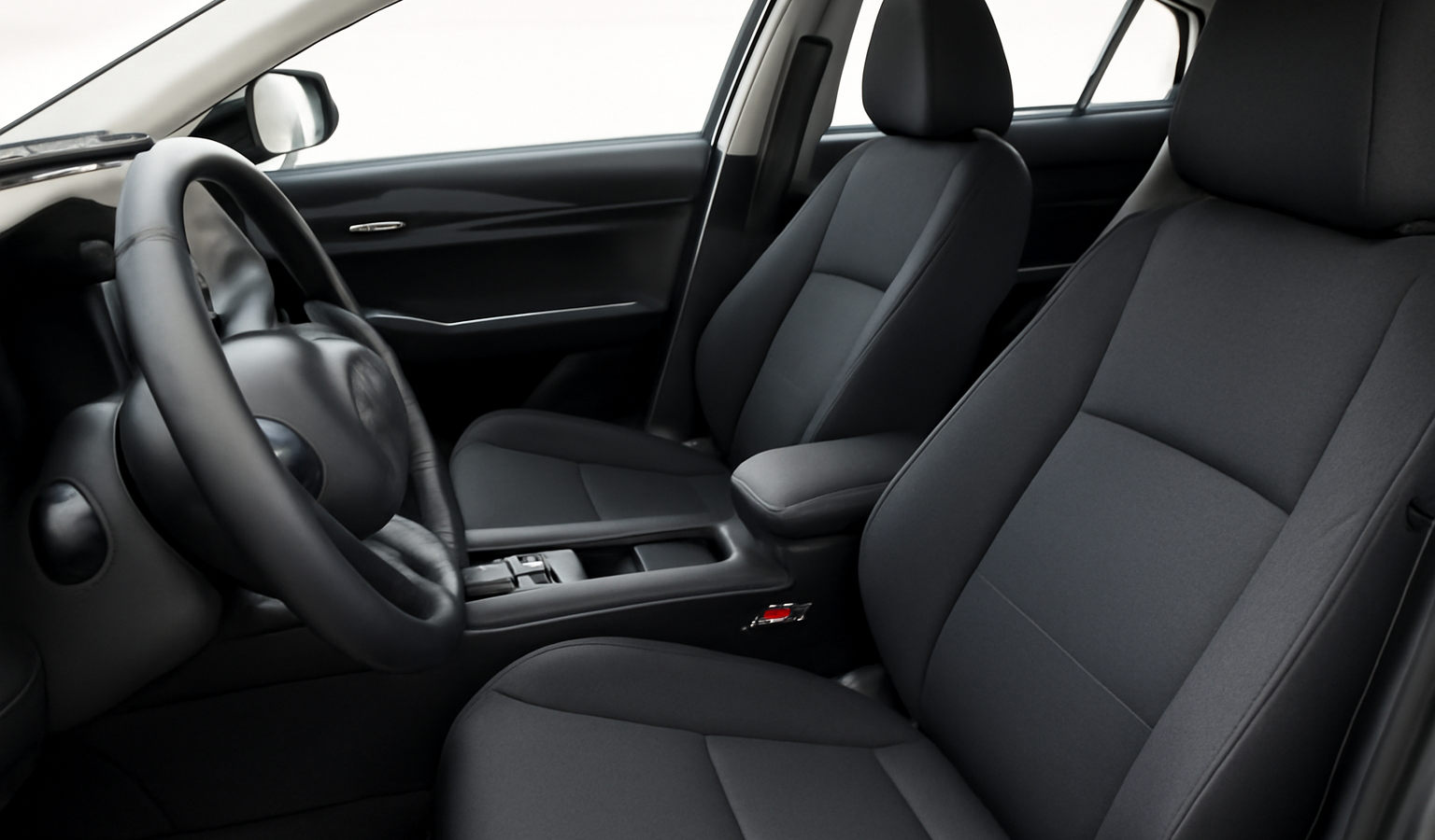interieur de berline montrant siege et volant
