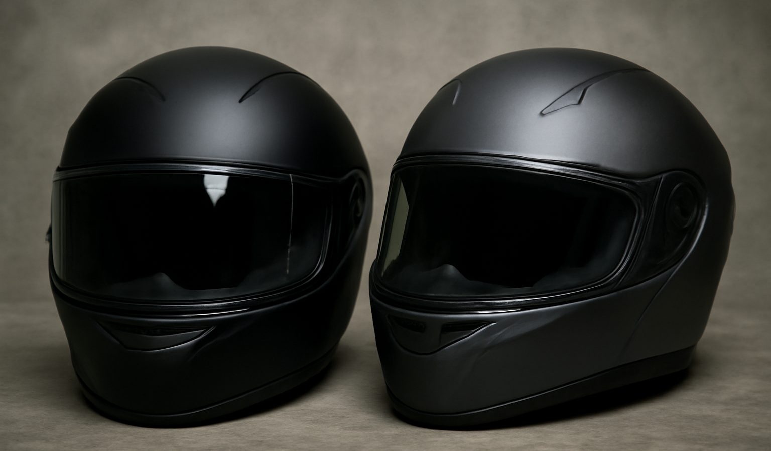 deux casques poses cote a cote