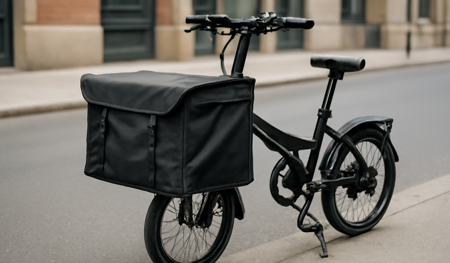 velo pliant charge pour livraison urbaine