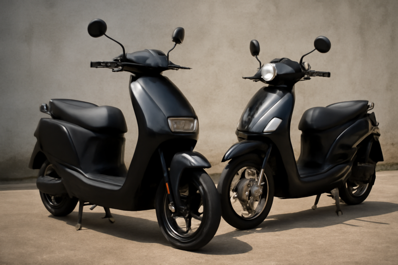 scooter electrique cote a cote scooter thermique