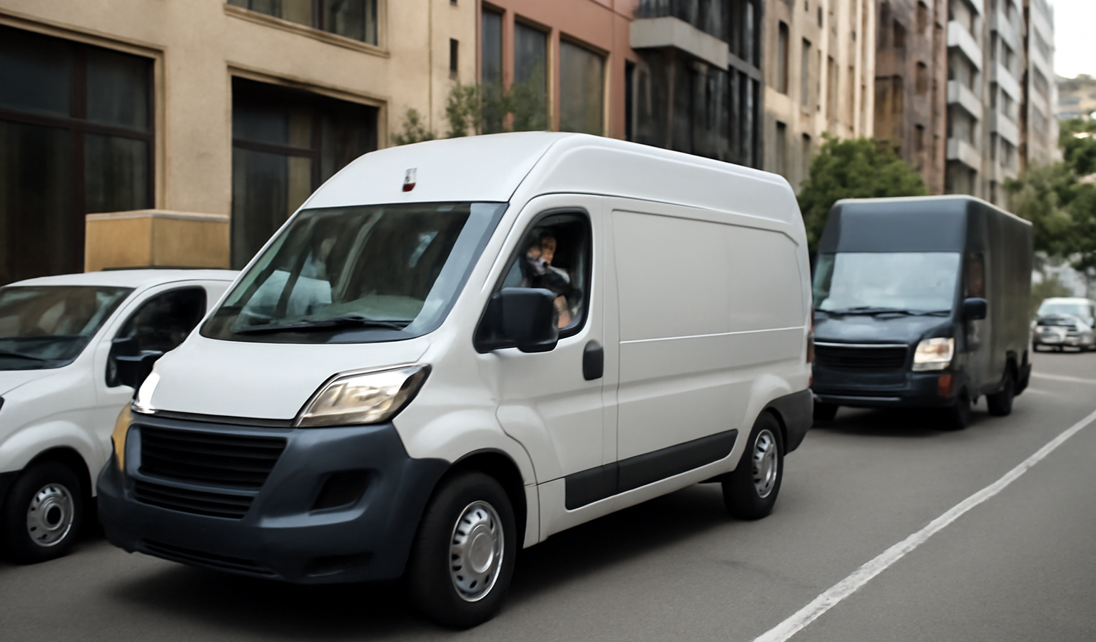 vehicules legers livrant colis en zone urbaine