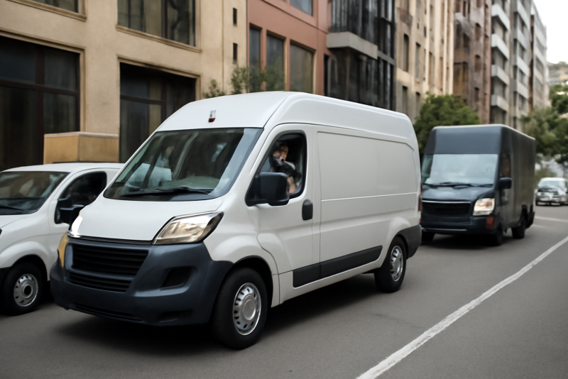 vehicules legers livrant colis en zone urbaine