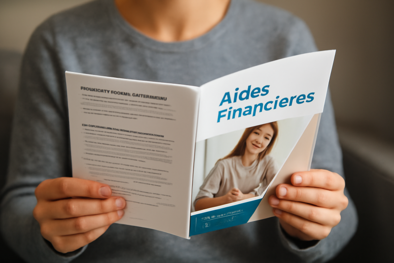 personne consultant brochure aides financieres